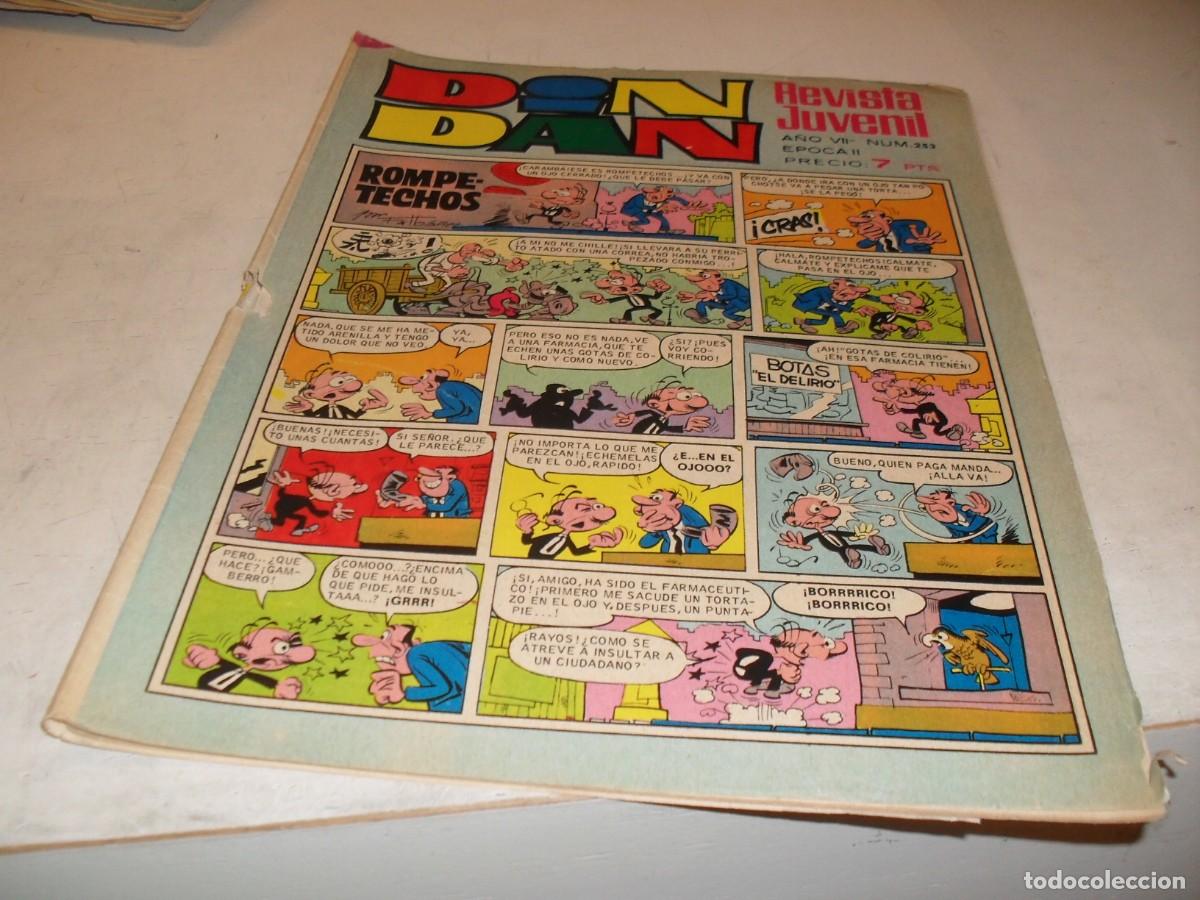 Tebeos: DIN DAN,2&ordf; EPOCA,N&ordm; 254,EN CONTRAPORTADA PUBLICIDAD DE LA SE&Ntilde;ORITA PEPIS,DE 385,BRUGUERA,1968