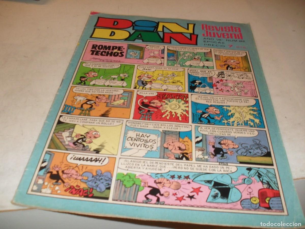 Tebeos: DIN DAN,2&ordf; EPOCA,N&ordm; 252,EN PAGINA CENTRAL,LOS CUENTOS DEL TIO VAQUEZ,DE 385,BRUGUERA,1968