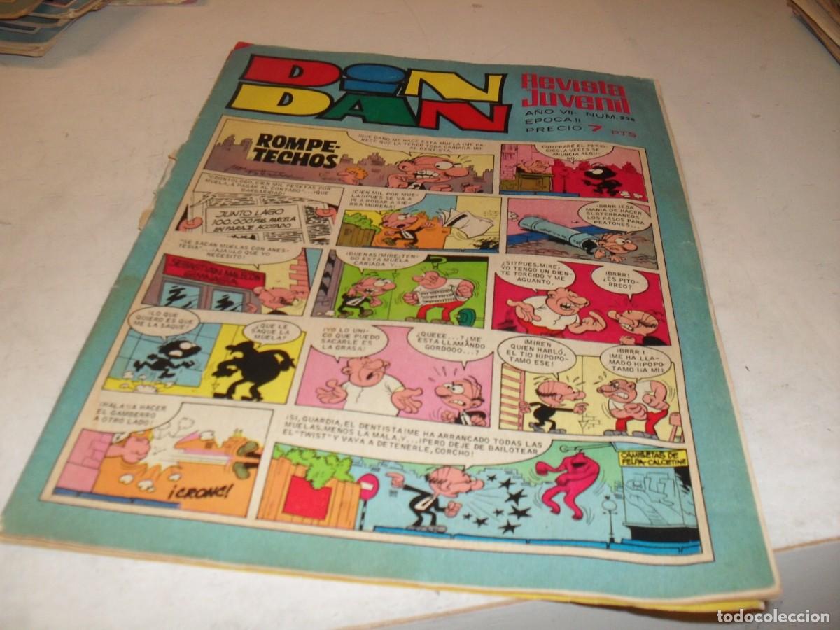 BDs: DIN DAN,2&ordf; EPOCA,N&ordm; 238.EN INTERIOR PUBLICIDAD DE LA SE&Ntilde;ORITA PEPIS,DE 385,BRUGUERA,1968