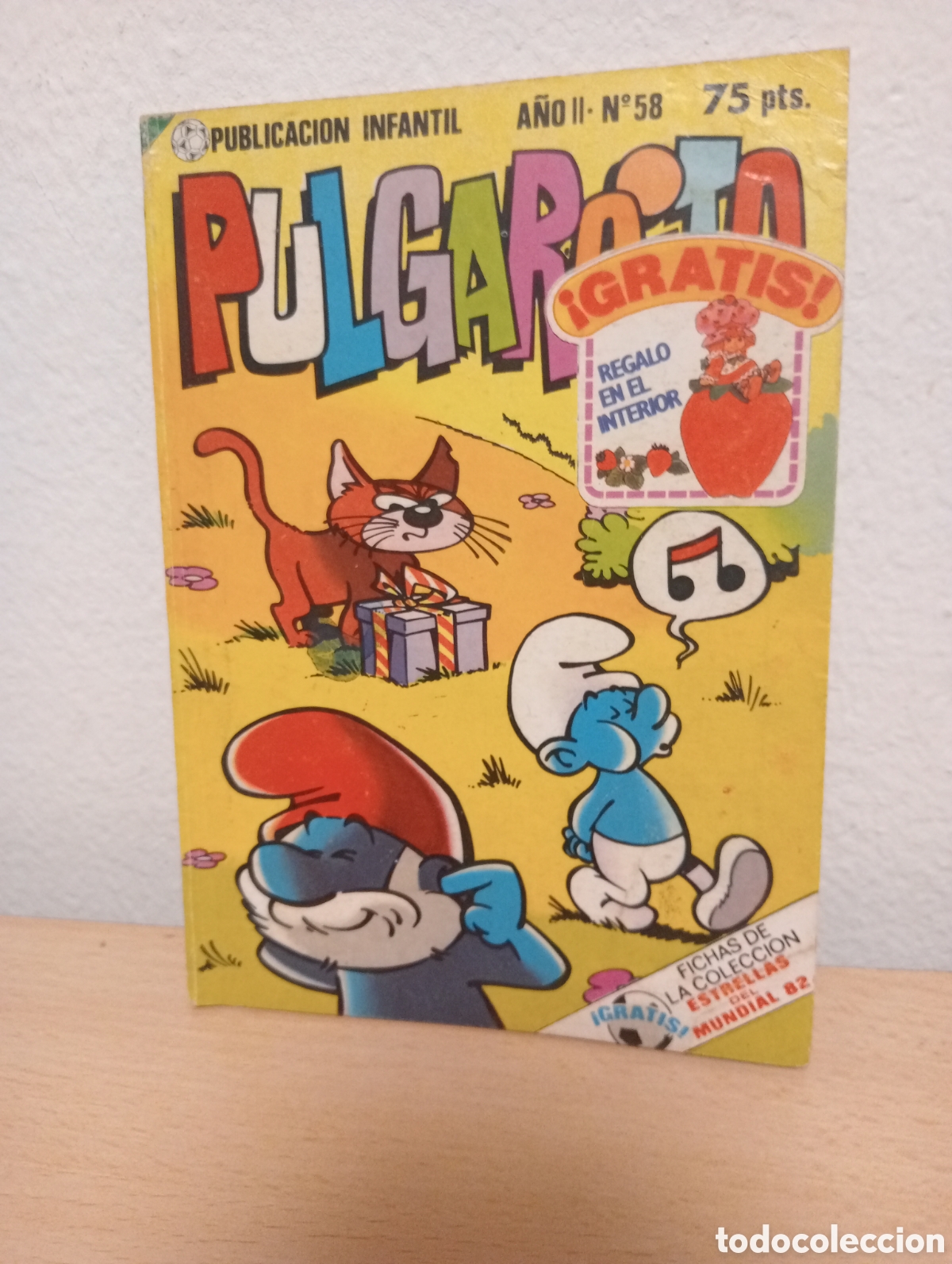 Tebeos: Revista juvenil Pulgarcito n 58