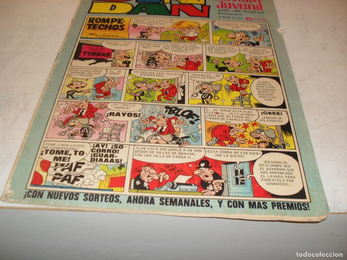Tebeos: DIN DAN,2&ordf; EPOCA,N&ordm; 209,SIN LOS BILLETES DE MORTADELOS,DE 385,BRUGUERA,1968