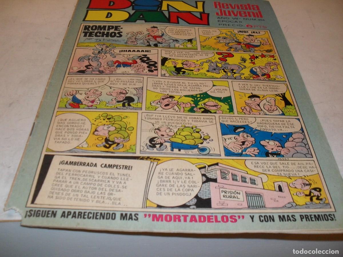Tebeos: DIN DAN,2&ordf; EPOCA,N&ordm; 206,SIN BILLETES,CON ANUNCIO SUPER MORTADELO,DE 385,BRUGUERA,1968