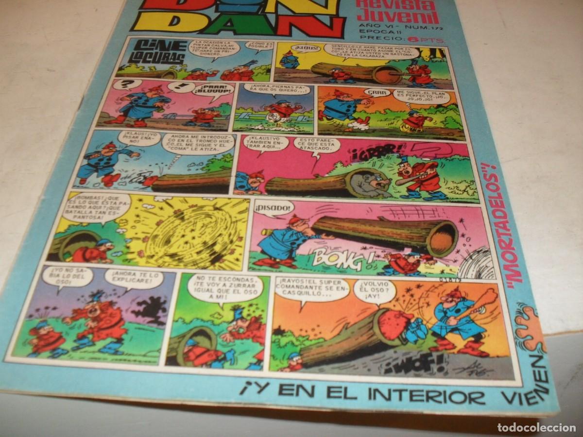 Tebeos: DIN DAN,2&ordf; EPOCA,N&ordm; 172,SIN BILLETES,CON PUBLICIDAD COLECCION HOGAR FELIZ,DE 385,BRUGUERA,1968