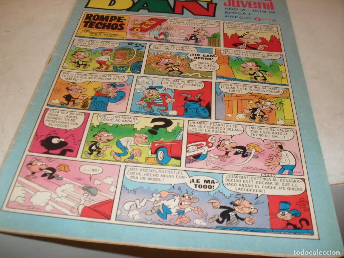 Tebeos: DIN DAN,2&ordf; EPOCA,N&ordm; 168,SIN BILLETES DE MORTADELOS,DE 385,BRUGUERA,1968