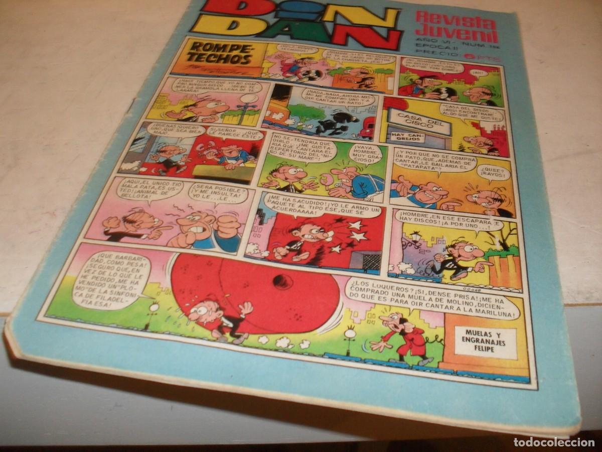 Tebeos: DIN DAN,2&ordf; EPOCA,N&ordm; 156,CON LOS CUNETOS DEL TIO VAZQUEZ,DE 385,BRUGUERA,1968