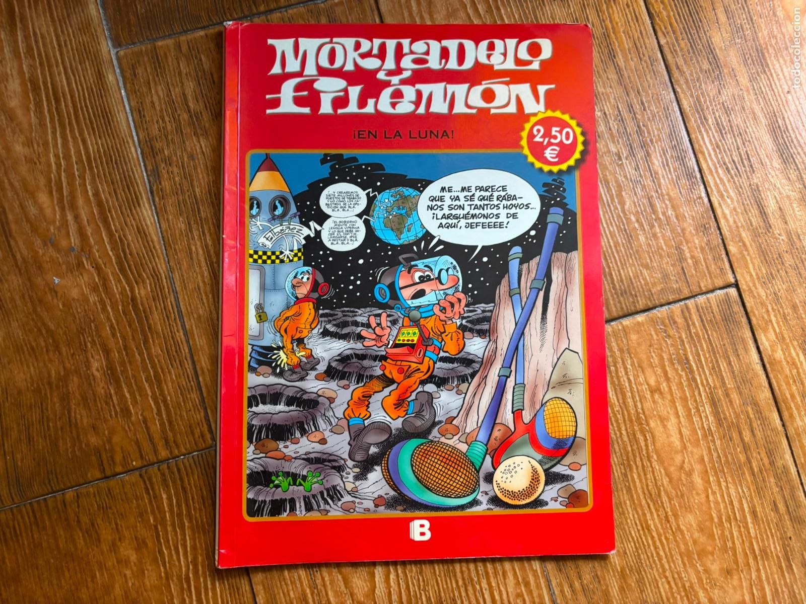 Tebeos: MORTADELO Y FILEM&Oacute;N. EN LA LUNA. EDICIONES B, 2013