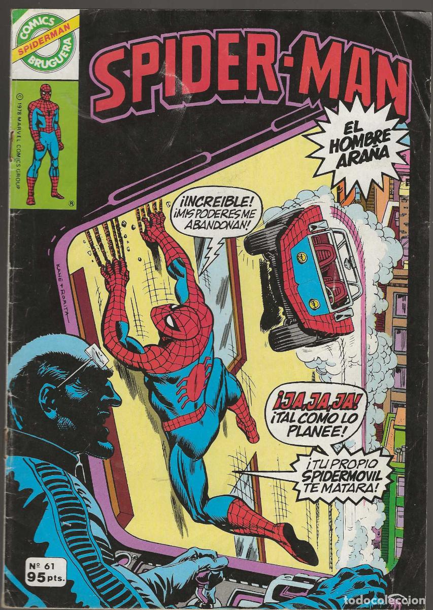 Tebeos: SPIDER- MAN N&ordm; 61 ( 217 DE LA COLECCI&Oacute;N COMICS BRUGUERA )