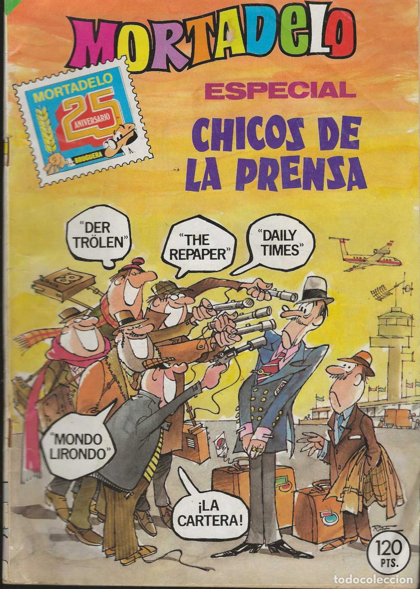 Tebeos: MORTADELO ESPECIAL -- CHICOS DE LA PRENSA -- N&ordm; 172