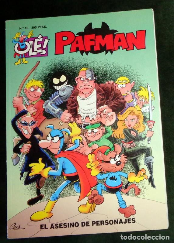 Tebeos: TEBEO COMIC PAFMAN. EL ASESINO DE PERSONAJES. JOAQUIN CERA. EDICIONES B. COLECCI&Oacute;N OL&Eacute; N&ordm; 16. 1997