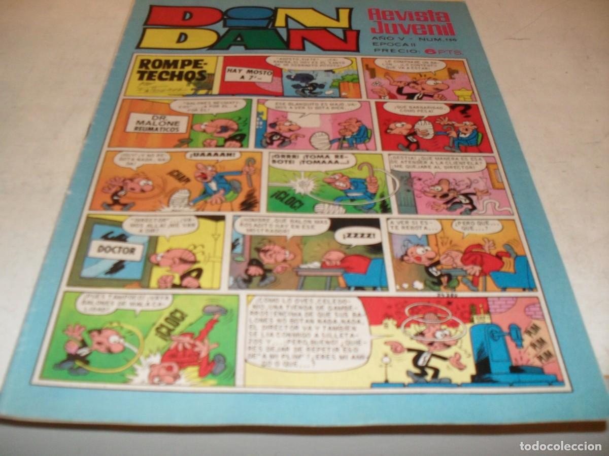 Tebeos: DIN DAN,2&ordf; EPOCA,N&ordm; 150,CON RARA SERIE,JOSEFINO,DE CUBERO,DE 385,BRUGUERA,1968