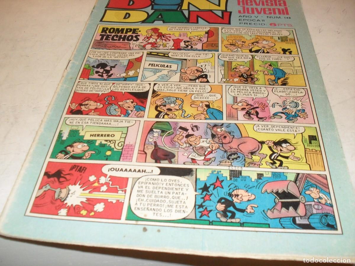Tebeos: DIN DAN,2&ordf; EPOCA,N&ordm; 148,EN CONTRAPORTADA PUBLICIDAD DE DOLLY,DE FAMOSA,DE 385,BRUGUERA,1968