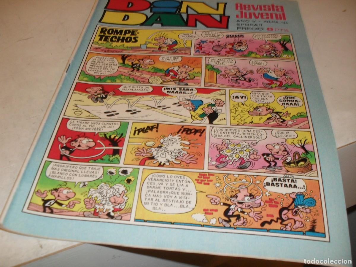 Tebeos: DIN DAN,2&ordf; EPOCA,N&ordm; 146,EN CONTRAPORTADA PUBLICIDAD DE COLA CAO,DE 385,BRUGUERA,1968