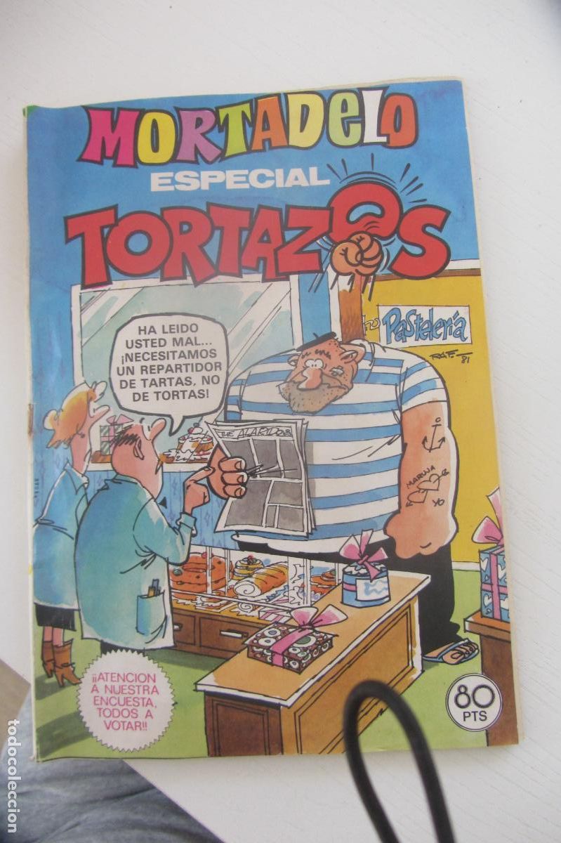 Tebeos: MORTADELO ESPECIAL 108. TORTAZOS. BRUGUERA, 1981. ARX190