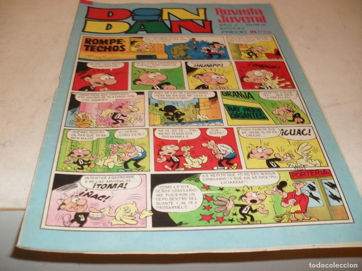 Tebeos: DIN DAN,2&ordf; EPOCA,N&ordm; 141,EN CONTRAPORTADA ANUNCIO DE GRAN OESTE,DE 385,BRUGUERA,1968