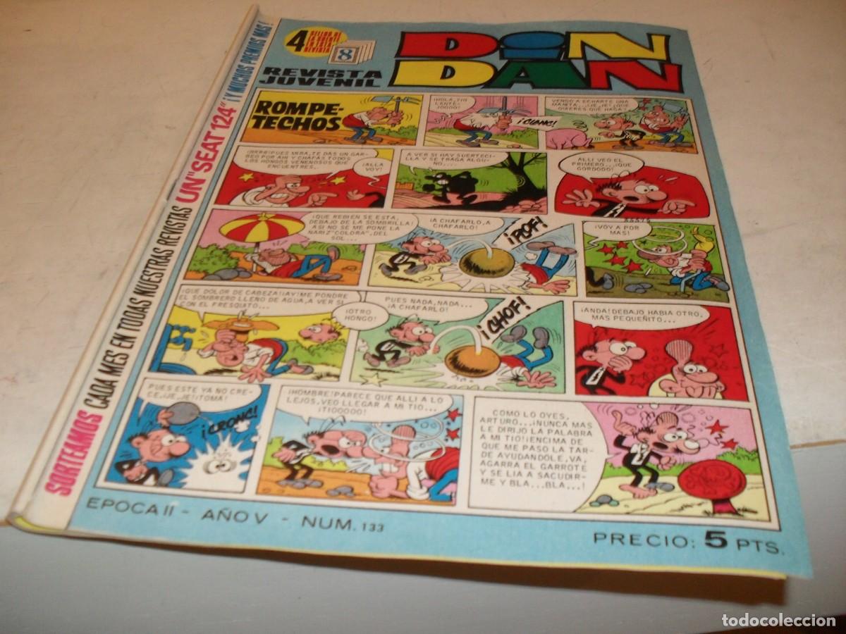 Tebeos: DIN DAN,2&ordf; EPOCA,N&ordm; 133,CON LOS CUENTOS DEL TIO VAZQUEZ,DE 385,BRUGUERA,1968