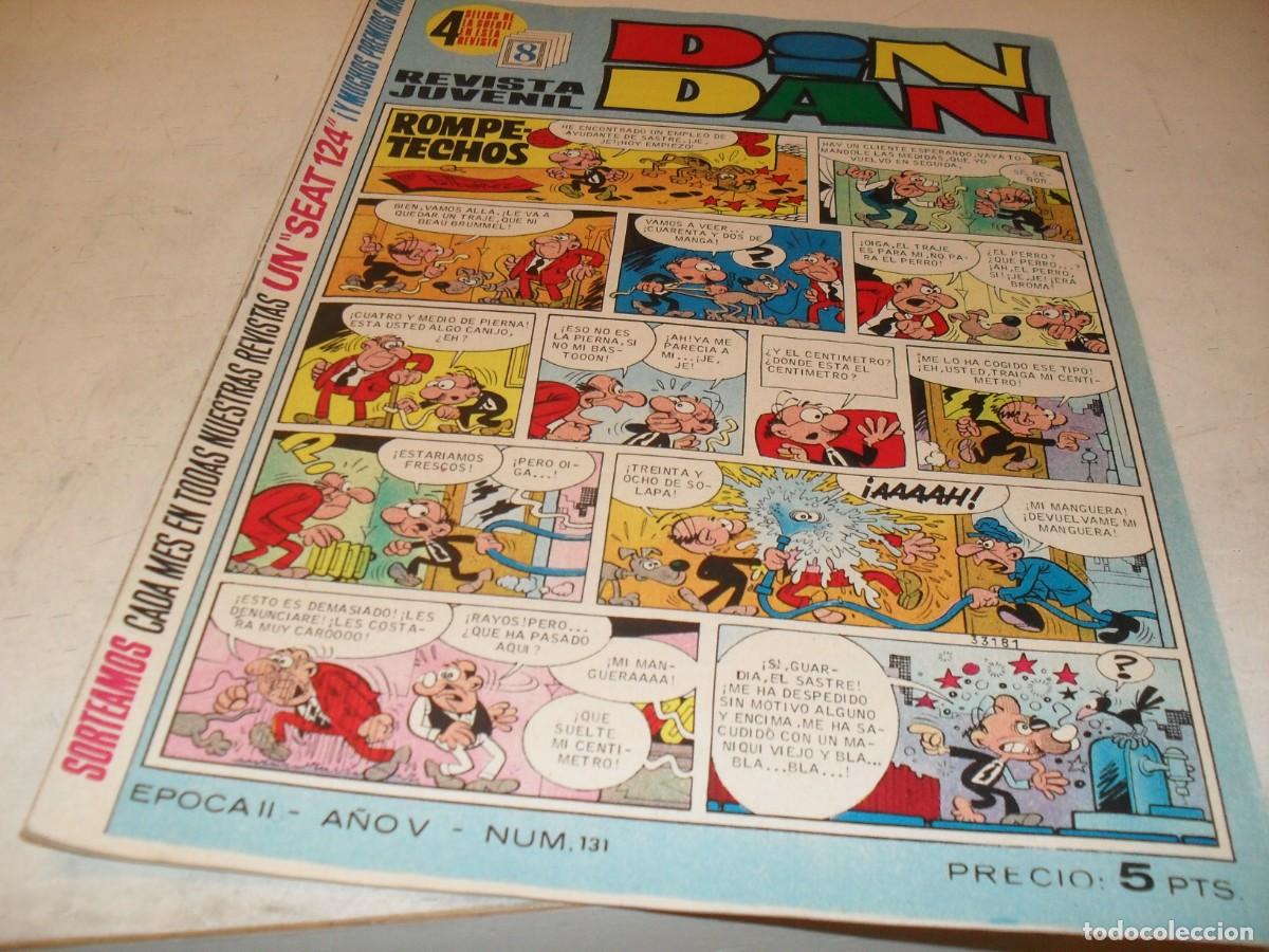 Tebeos: DIN DAN,2&ordf; EPOCA,N&ordm; 130,CON ROBINSON CRUSOE,DE DANIEL DEFOE,DE 385,BRUGUERA,1968