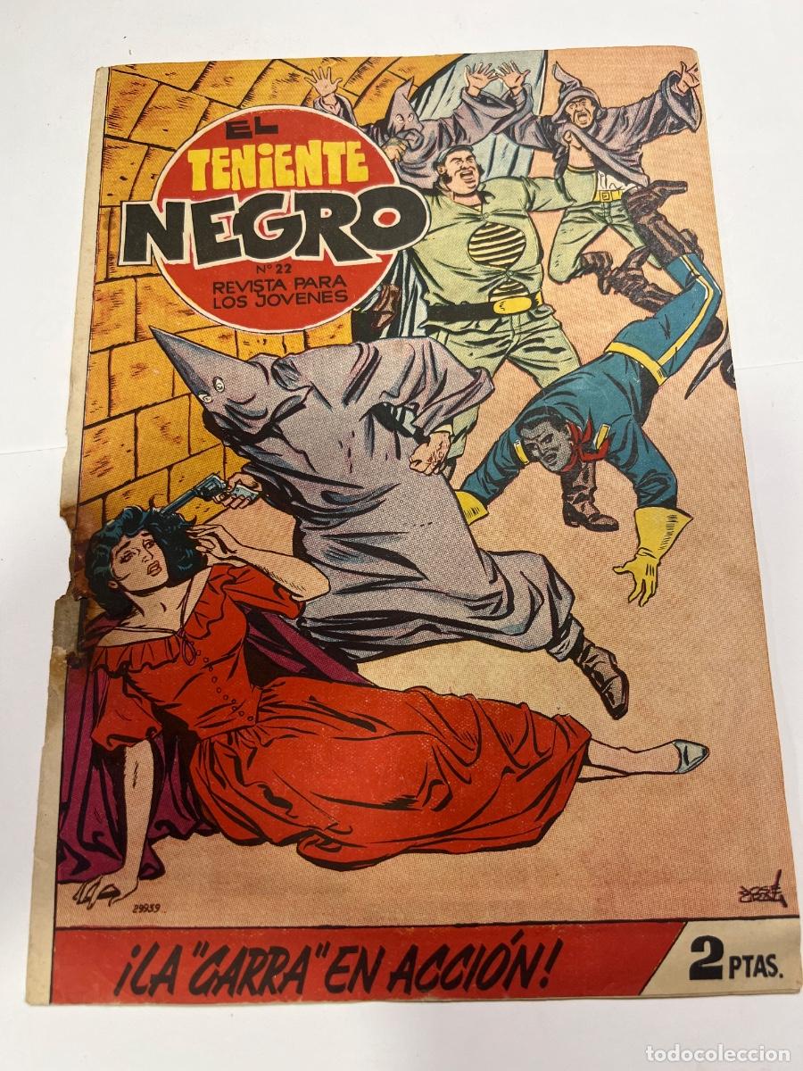 Tebeos: EL TENIENTE NEGRO. N&deg; 2. LA GARRA EN ACCI&Oacute;N. EDITORIAL BRUGUERA. 1962.