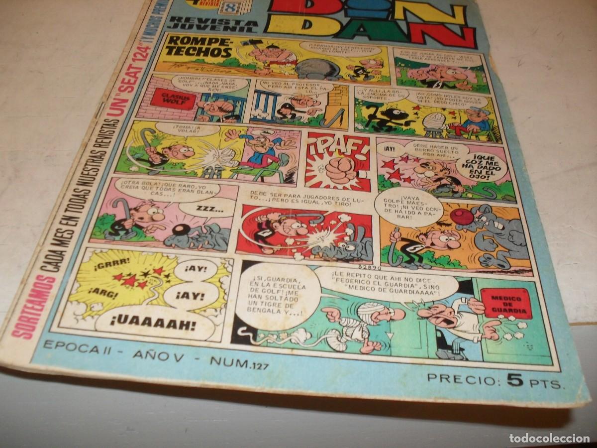 Tebeos: DIN DAN,2&ordf; EPOCA,N&ordm; 127,CON SANDOKAN,DE EMILIO SALGARI,DE 385,BRUGUERA,1968