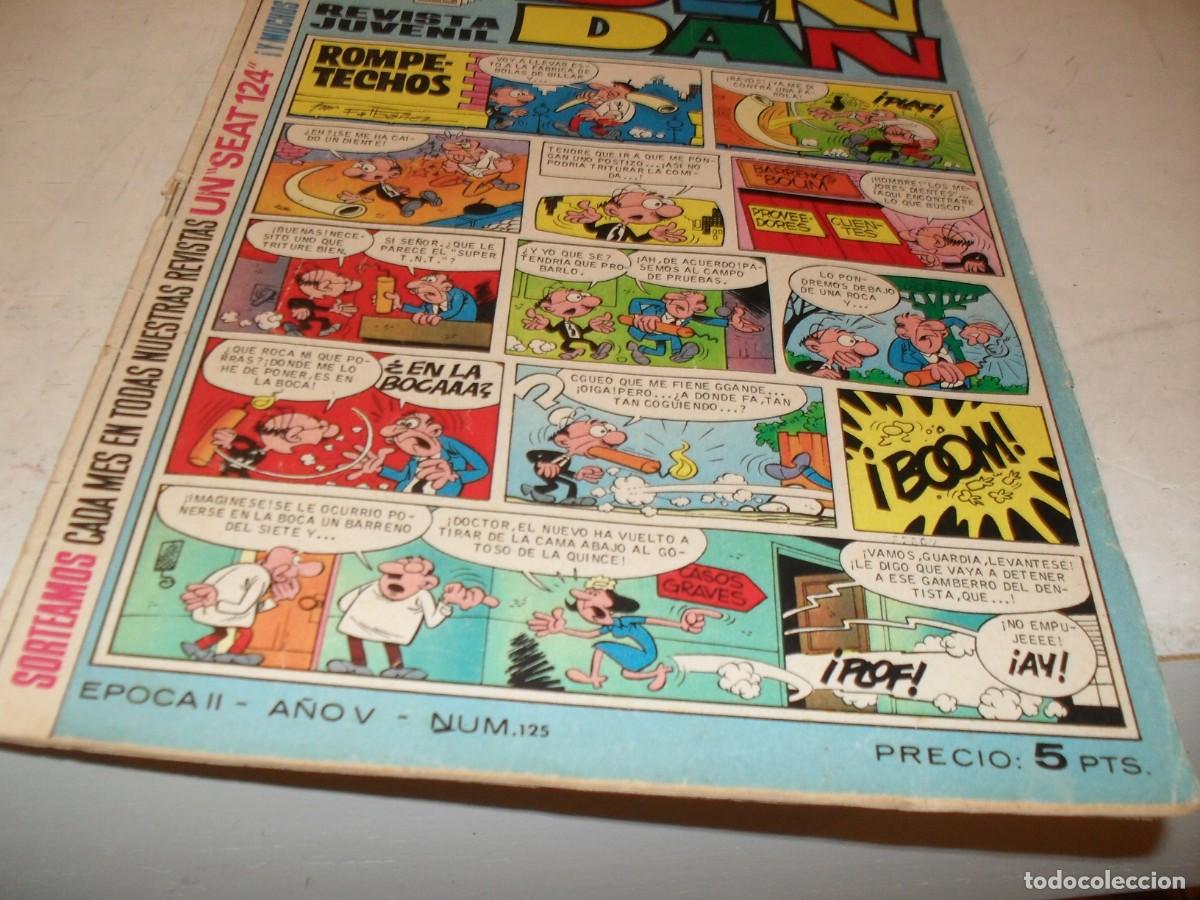 Tebeos: DIN DAN,2&ordf; EPOCA,N&ordm; 125,CON SANDOKAN,DE EMILIO SALGARI,DE 385,BRUGUERA,1968