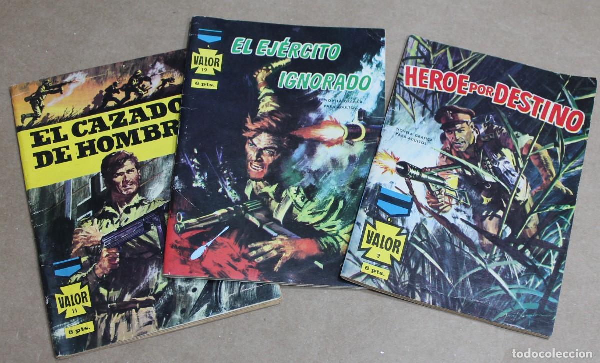 Tebeos: Lote 3 VALOR - 3 11 19 - SEMIC ESPA&Ntilde;OLA DE EDICIONES 1965 1966 - MUY BUEN ESTADO - Y sueltos
