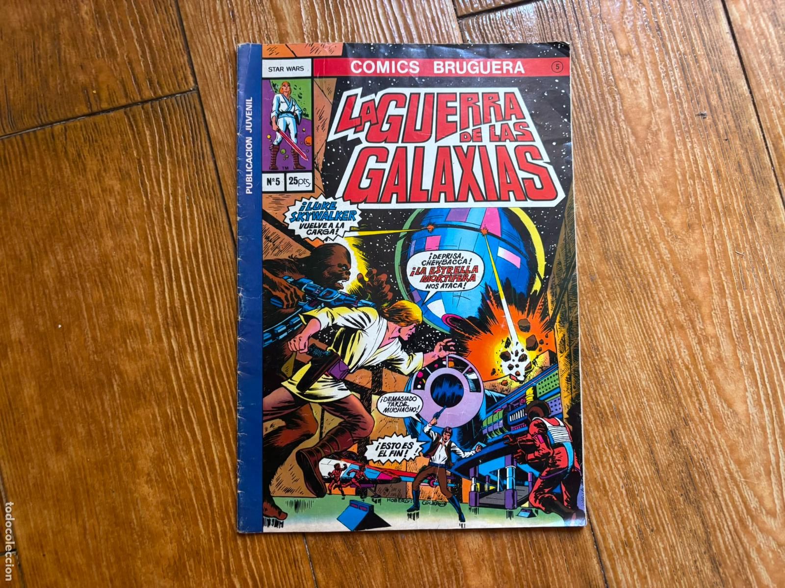 Tebeos: LA GUERRA DE LAS GALAXIAS N&ordm; 5 EDITORIAL BRUGUERA. - STAR WARS