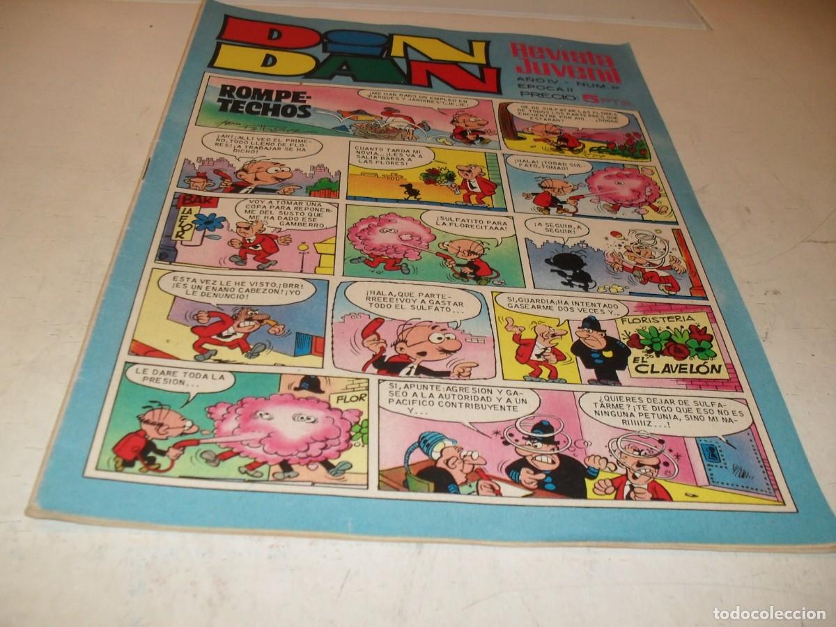 Tebeos: DIN DAN,2&ordf; EPOCA,N&ordm;97.EN INTERIOR PUBLICIDAD DE JABATO COLOR,DE 385,BRUGUERA,1968
