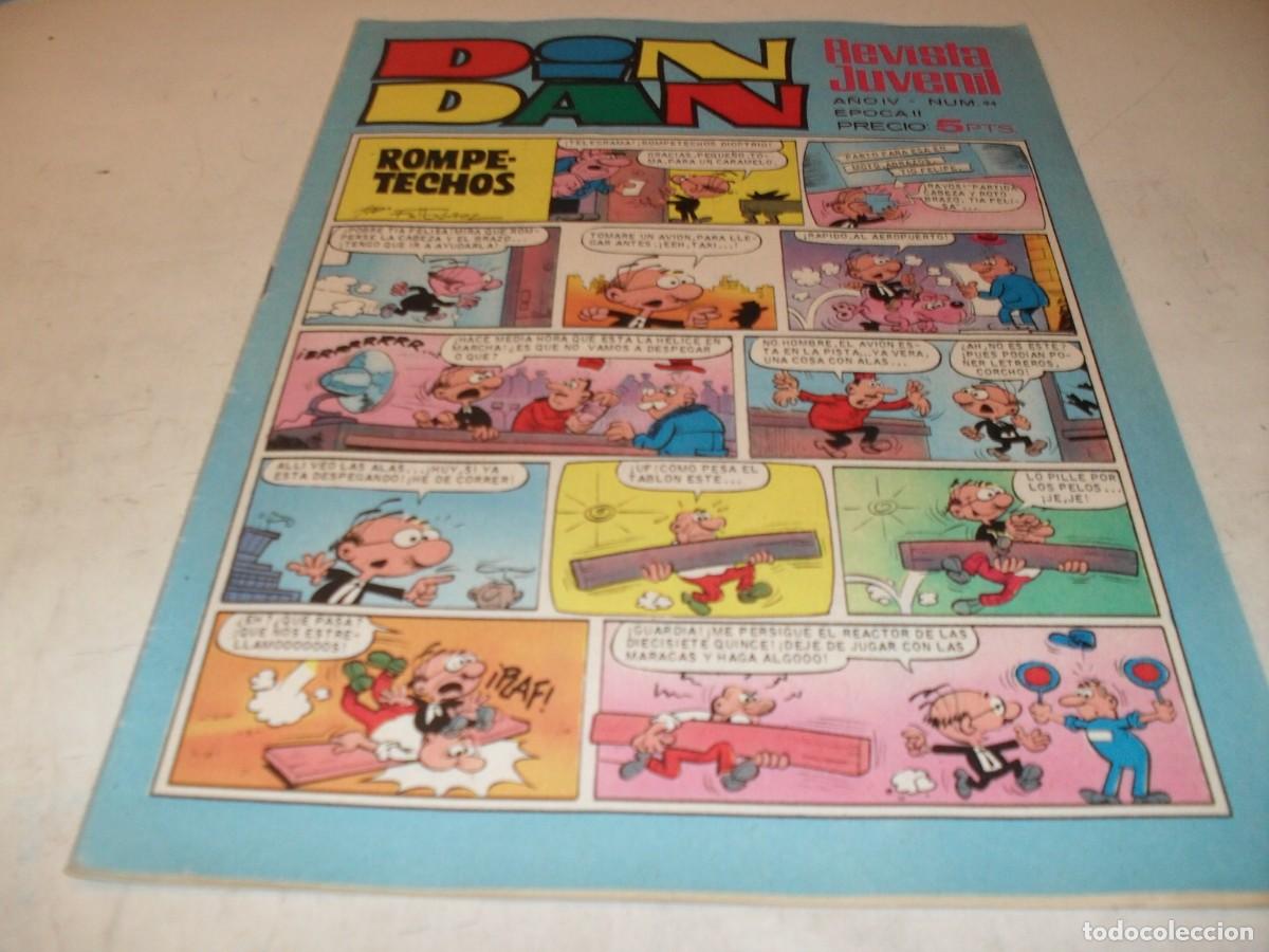 Tebeos: DIN DAN,2&ordf; EPOCA,N&ordm;94,CON JULIO CESAR,DE QUIROS,DE 385,BRUGUERA,1968