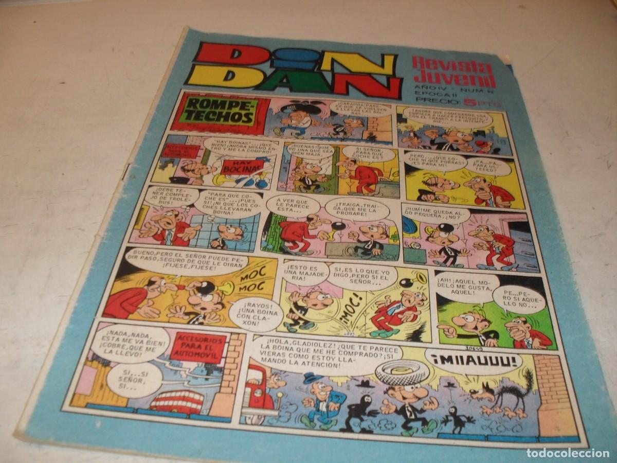 Tebeos: DIN DAN,2&ordf; EPOCA,N&ordm;92,CON JULIO CESAR,DE QUIROS,DE 385,BRUGUERA,1968