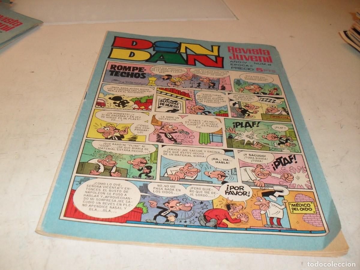 Tebeos: DIN DAN,2&ordf; EPOCA,N&ordm;88,CON JULIO CESAR,DE QUIROS,DE 385,BRUGUERA,1968