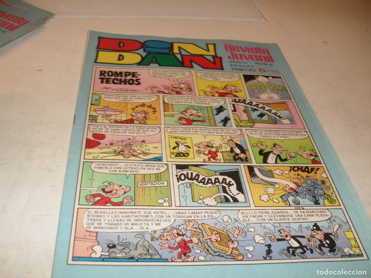 Tebeos: DIN DAN,2&ordf; EPOCA,N&ordm;87,CON AVENTURAS EN EL FONDO DEL MAR,DE ESCANDELL,DE 385,BRUGUERA,1968