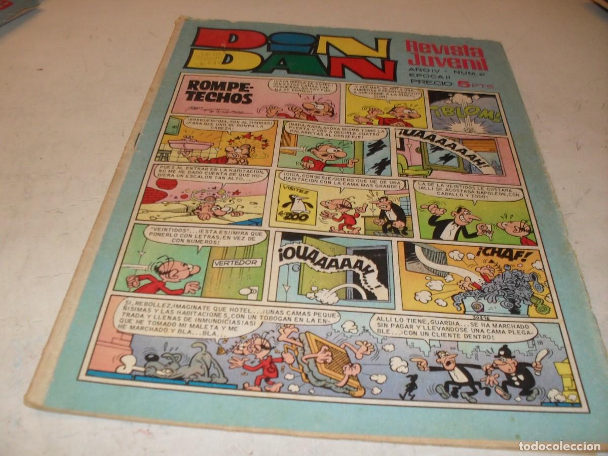 Tebeos: DIN DAN,2&ordf; EPOCA,N&ordm;86,CON AVENTURAS EN EL FONDO DEL MAR,DE ESCANDELL,DE 385,BRUGUERA,1968