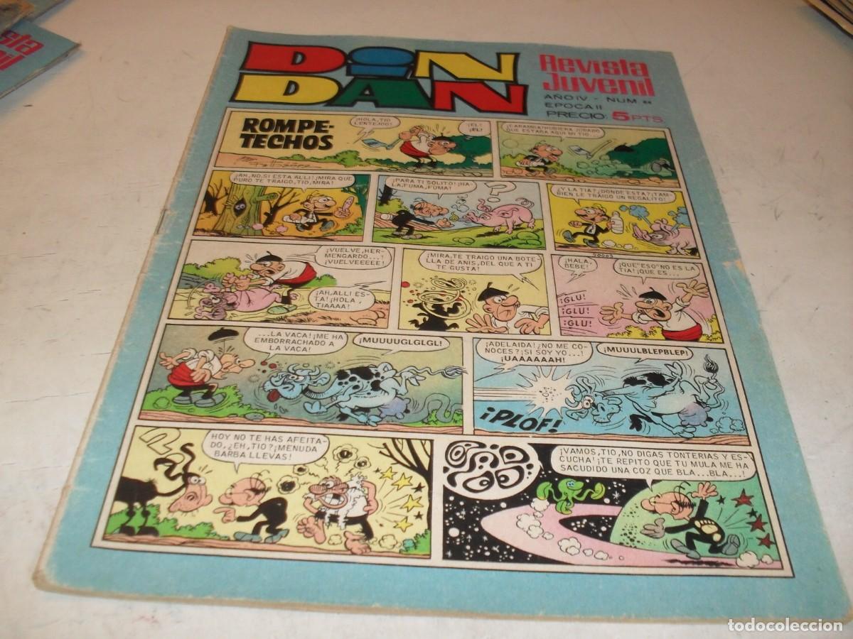Tebeos: DIN DAN,2&ordf; EPOCA,N&ordm;84,CON AVENTURAS EN EL FONDO DEL MAR,DE ESCANDELL,DE 385,BRUGUERA,1968