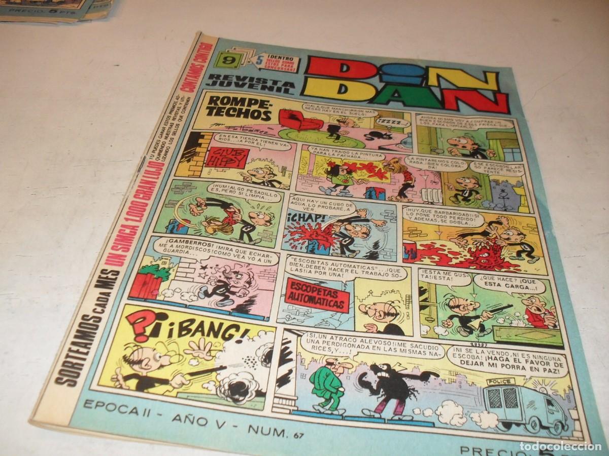 Tebeos: DIN DAN,2&ordf; EPOCA,N&ordm; 67,CON AVENTURAS EN EL FONDO DEL MAR,DE ESCANDELL,DE 385,BRUGUERA,1968