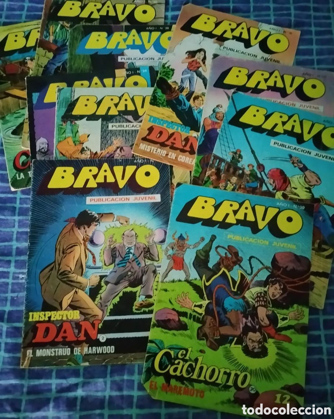 Tebeos: REVISTA JUVENIL BRAVO (10 N&Uacute;MEROS)