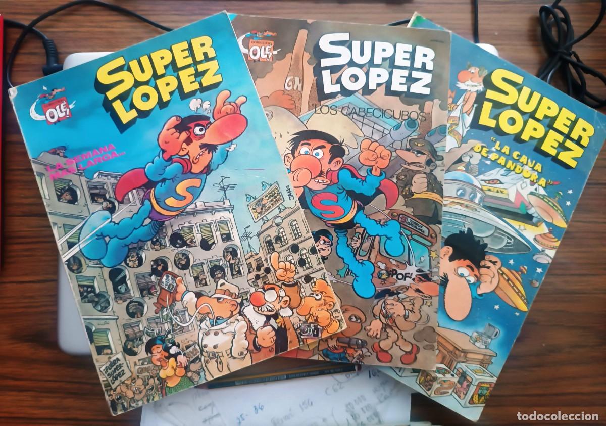 Tebeos: SUPER LOPEZ 3 TEBEOS COLECCION OLE 6, 7 Y 8