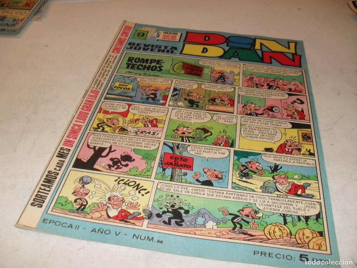 Tebeos: DIN DAN,2&ordf; EPOCA,N&ordm; 66,CON AVENTURAS EN EL FONDO DEL MAR,DE ESCANDELL,DE 385,BRUGUERA,1968
