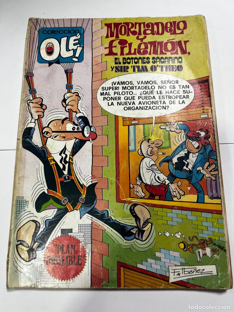 Tebeos: MORTADELO Y FILEM&Oacute;N. EL BOTONES SACARINO Y SIR TIM O&rsquo;THEO. PLAN INFALIBLE. N&deg; 183. COLECCI&Oacute;N OL&Eacute;.