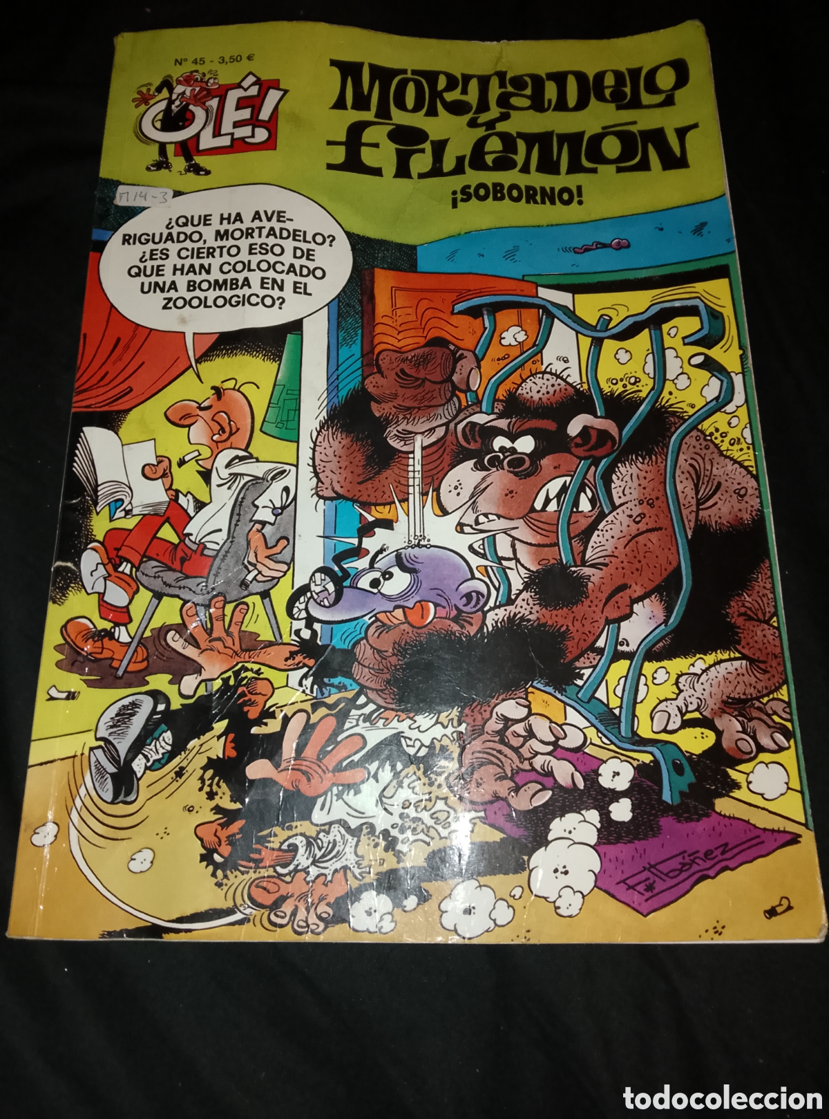 Tebeos: MORTADELO Y FILEM&Oacute;N. !!SOBORNO!! N45