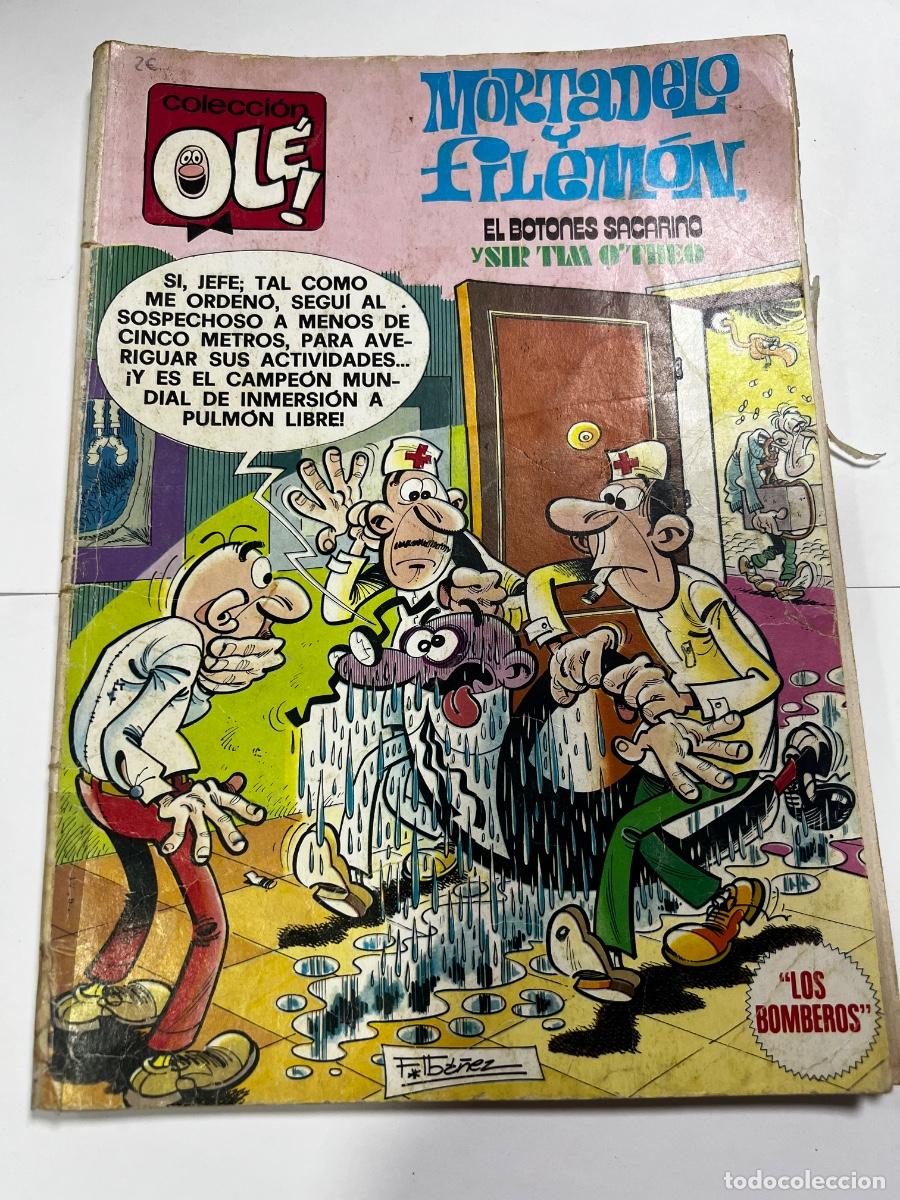 Tebeos: MORTADELO Y FILEM&Oacute;N. LOS BOMBEROS . N&deg; 178. COLECCI&Oacute;N OL&Eacute;.