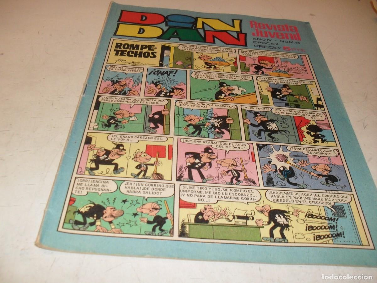 Tebeos: DIN DAN,2&ordf; EPOCA,N&ordm; 20 EN INTERIOR BANDERAS Y UNIFORMES,DE 385,BRUGUERA,1968