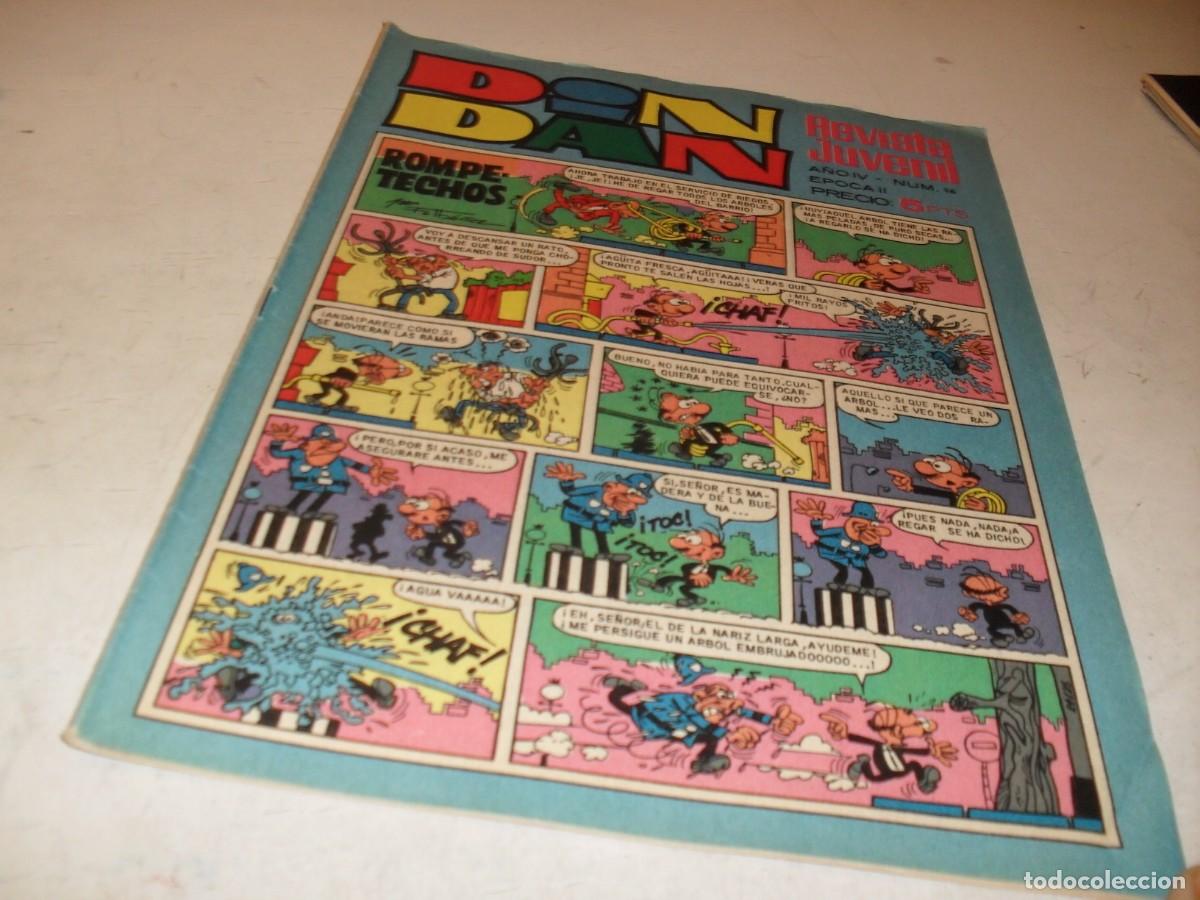 Tebeos: DIN DAN,2&ordf; EPOCA,N&ordm; 16,PRIMEROS N&ordm;, EN INTERIOR BANDERAS Y UNIFORMES,DE 385,BRUGUERA,1968