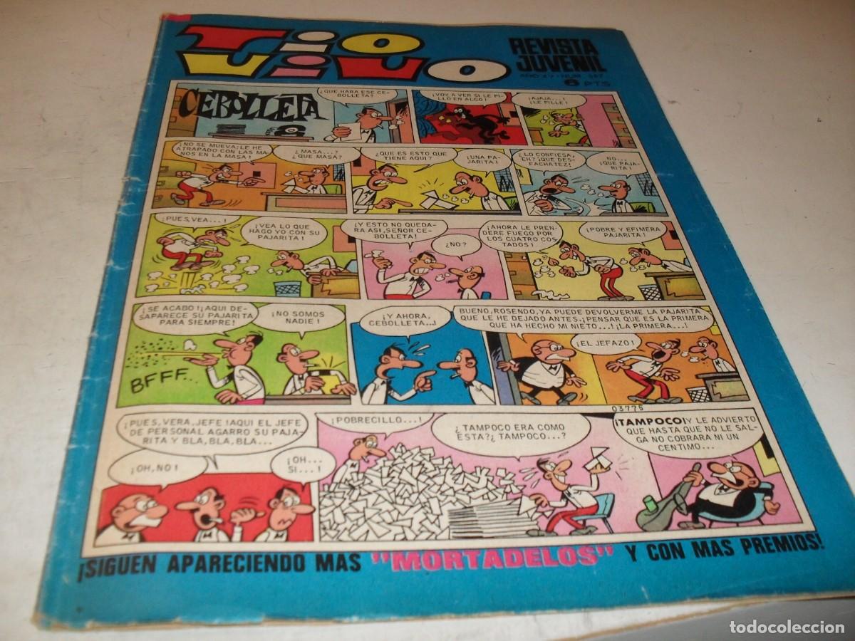 Tebeos: TIO VIVO N&ordm; 567,CON BILLETES DE 25,25 Y 25 MORTADELOS,DE 1013,BRUGUERA,1961