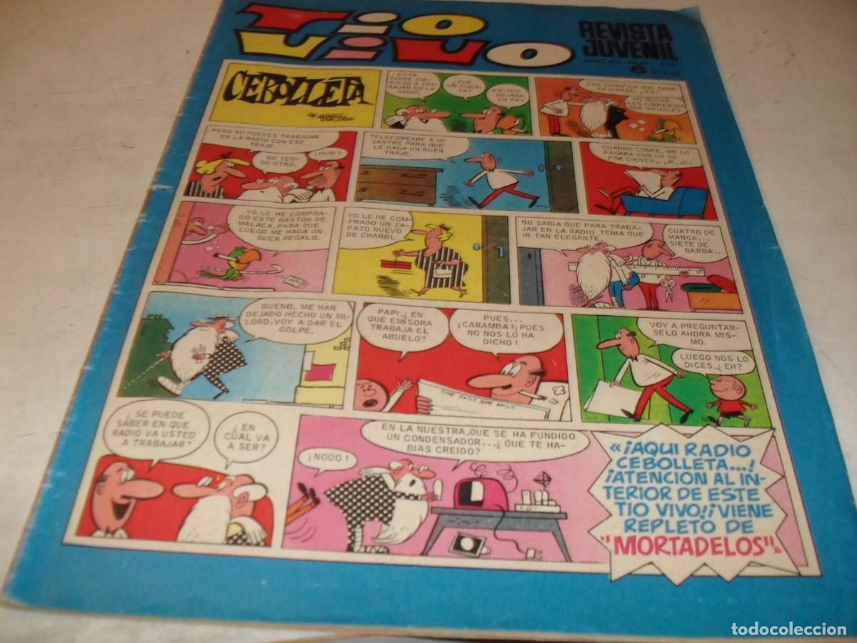 Tebeos: TIO VIVO N&ordm; 550,SIN LOS BOLLETES DE MORTADELOS,DE 1013,BRUGUERA,1961