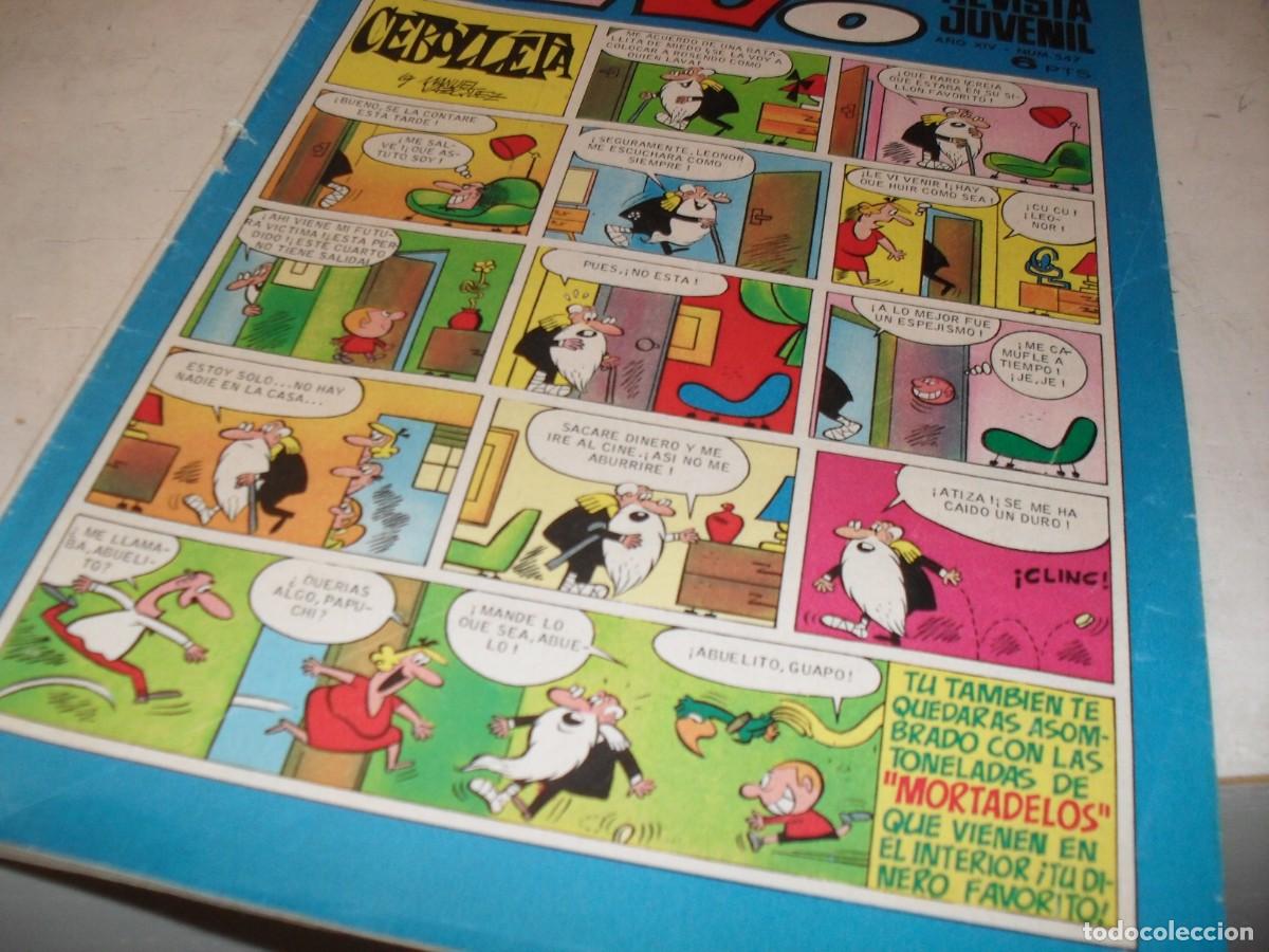 Tebeos: TIO VIVO N&ordm; 547,SIN LOS BOLLETES DE MORTADELOS,DE 1013,BRUGUERA,1961