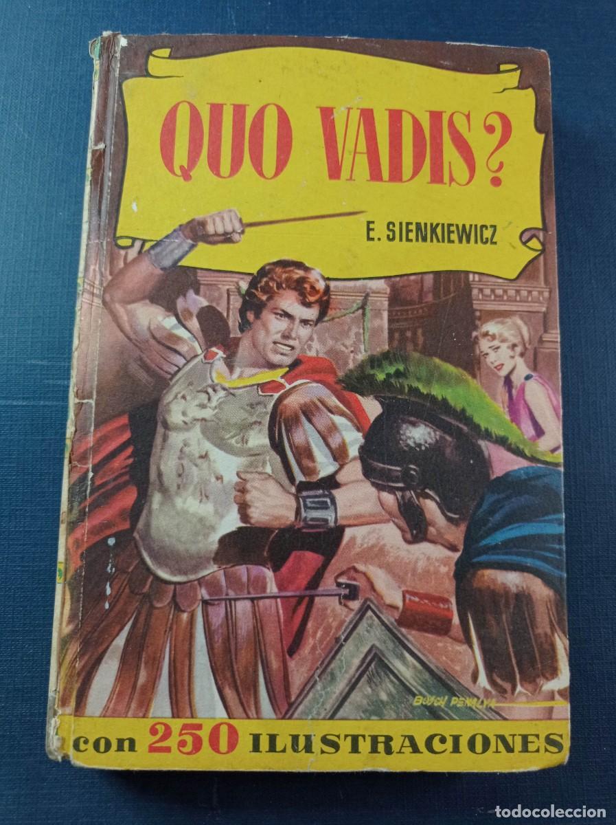 Tebeos: QUO VADIS? E. SIENKIEWICZ. DARN&Iacute;S, BOSCH PENALVA. HISTORIAS N&ordm; 8. BRUGUERA, 1966 +++