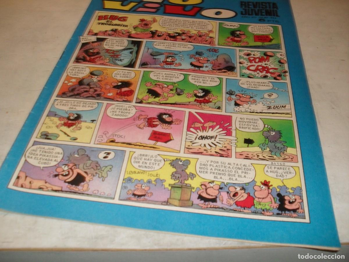 Tebeos: TIO VIVO N&ordm; 513,CON CAMEO DE ROMPETECHOS EN 13,RUE DEL PERCEBE,DE 1013,BRUGUERA,1961