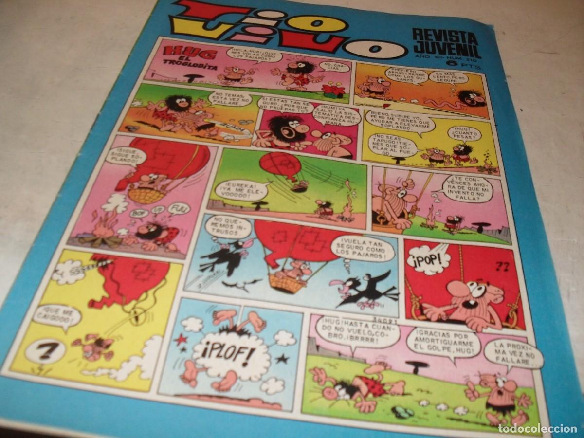 Tebeos: TIO VIVO N&ordm; 510,CON PUBLICIDAD DEL JUGUETE ARKIMOS,DE 1013,BRUGUERA,1961