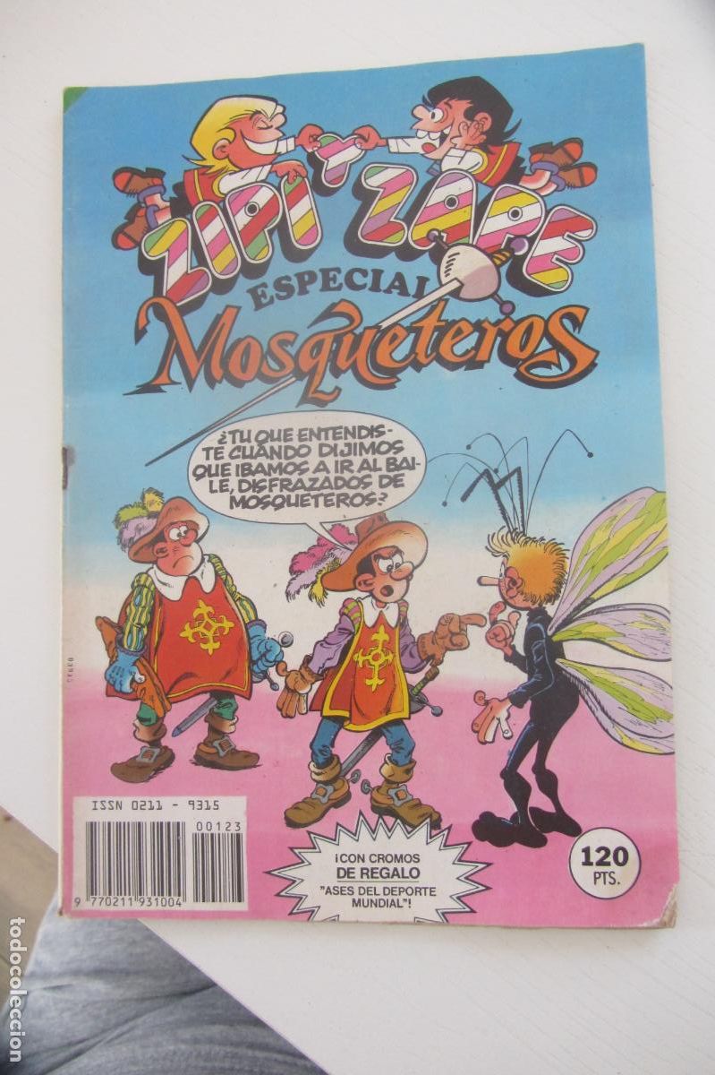 Tebeos: ZIPI Y ZAPE N&ordm; 123 - ESPECIAL MOSQUETEROS BRUGUERA arx185