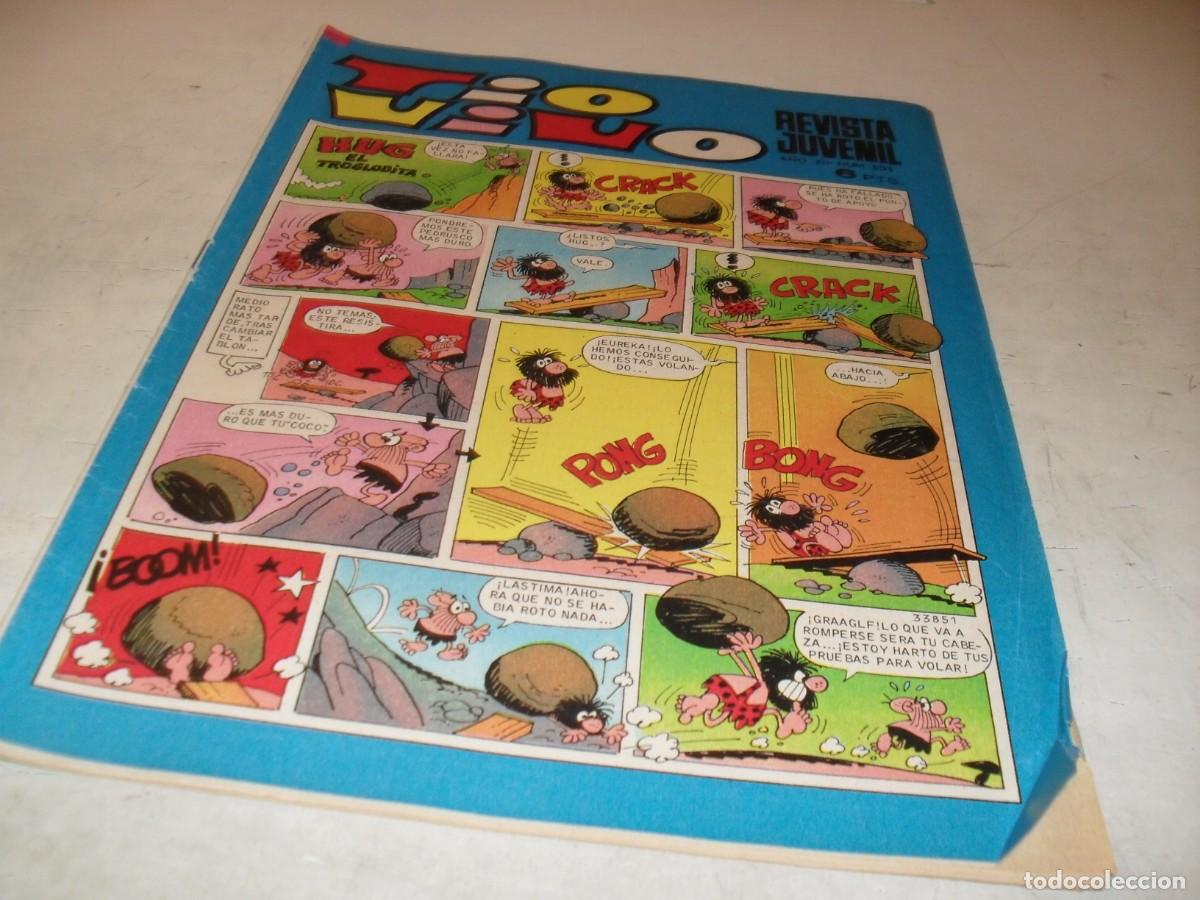 Tebeos: TIO VIVO N&ordm; 505,EN INTERIOR BELLA PUBLICIDAD DE LA APARICION DE MORTADELO,BRUGUERA,1961
