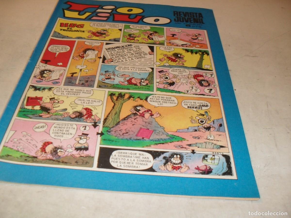 Tebeos: TIO VIVO N&ordm; 504,EN INTERIOR BELLA PUBLICIDAD DE LA APARICION DE MORTADELO,BRUGUERA,1961